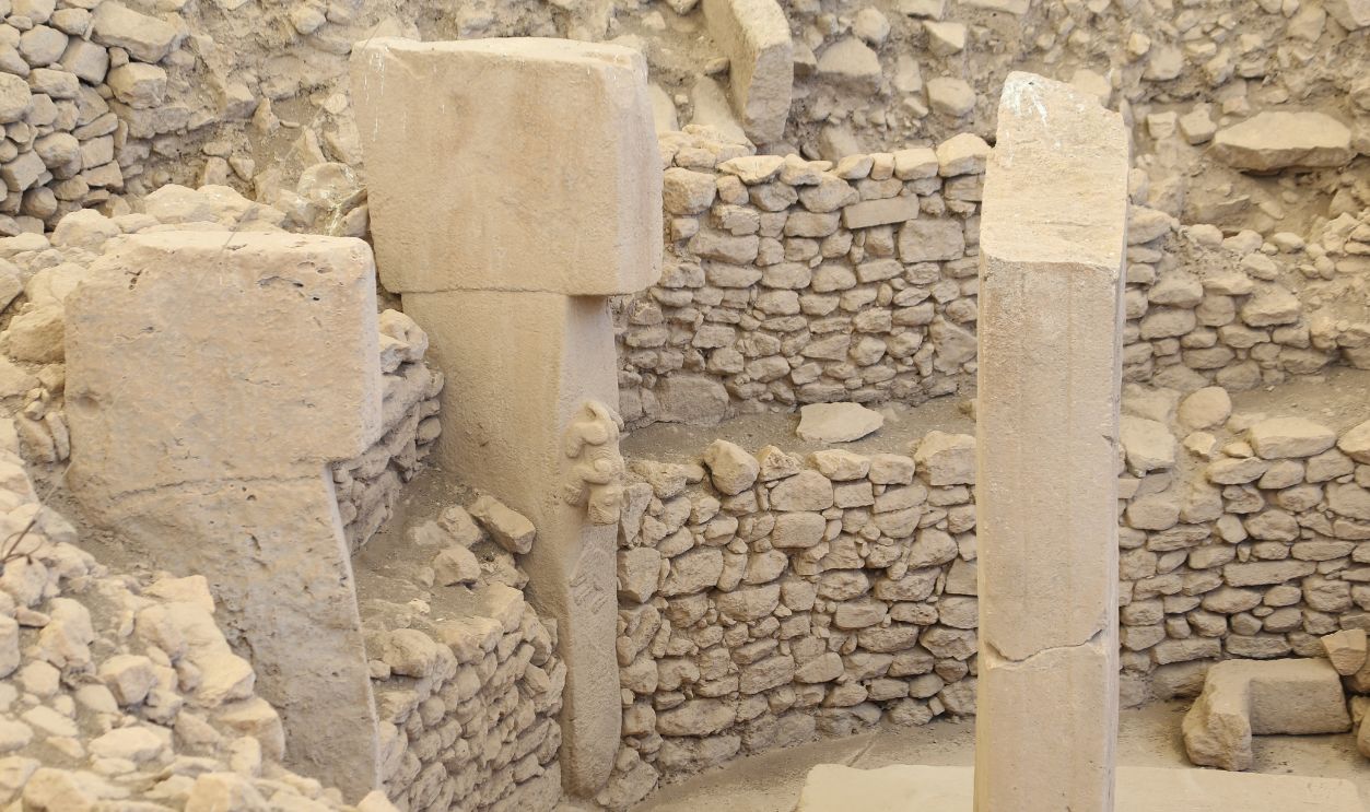 A view of the ancient site of Gobeklitepe, known as the world's oldest temple, in Sanliurfa, Turkey on June 27, 2023. Gobeklitepe which has left its fifth year behind in World Heritage List of UNESCO (The United Nations Educational, Scientific and Cultural Organization), and Gobeklitepe have hosted millions of visitors from many countries including Europe to Far East, from America to Africa.