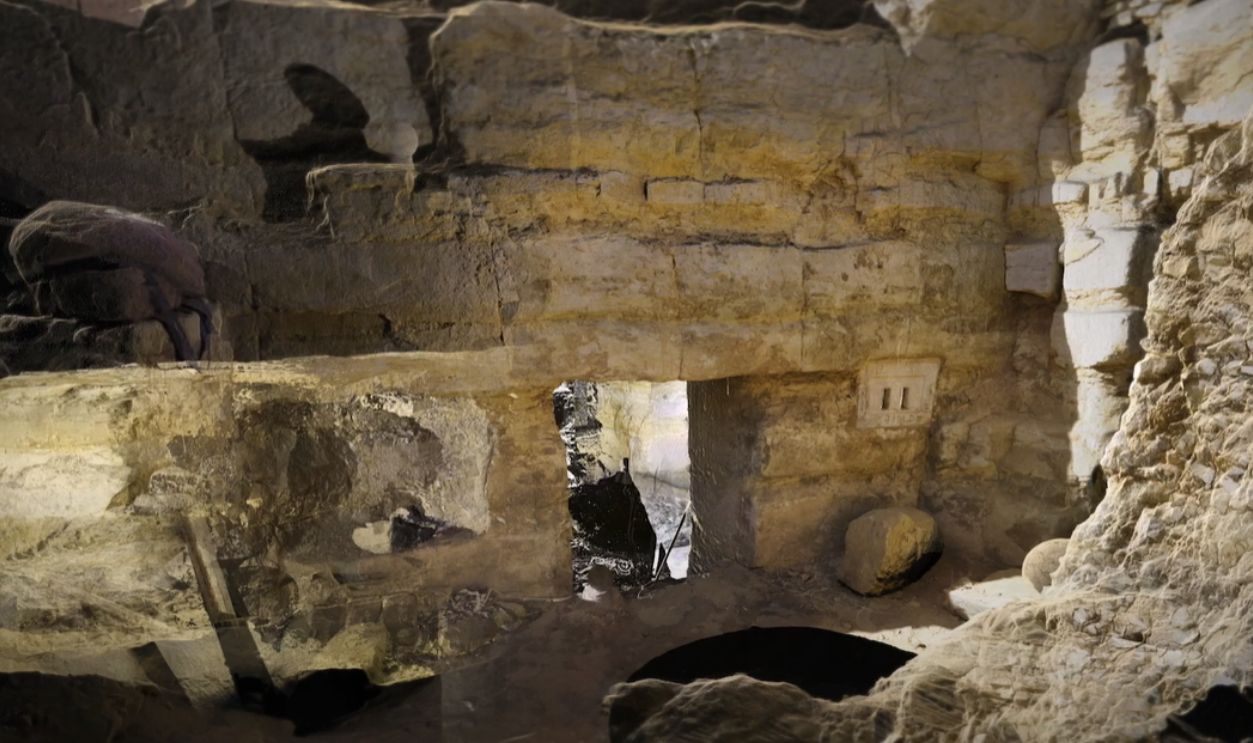 Fascinating Structure Inside Ancient Tomb