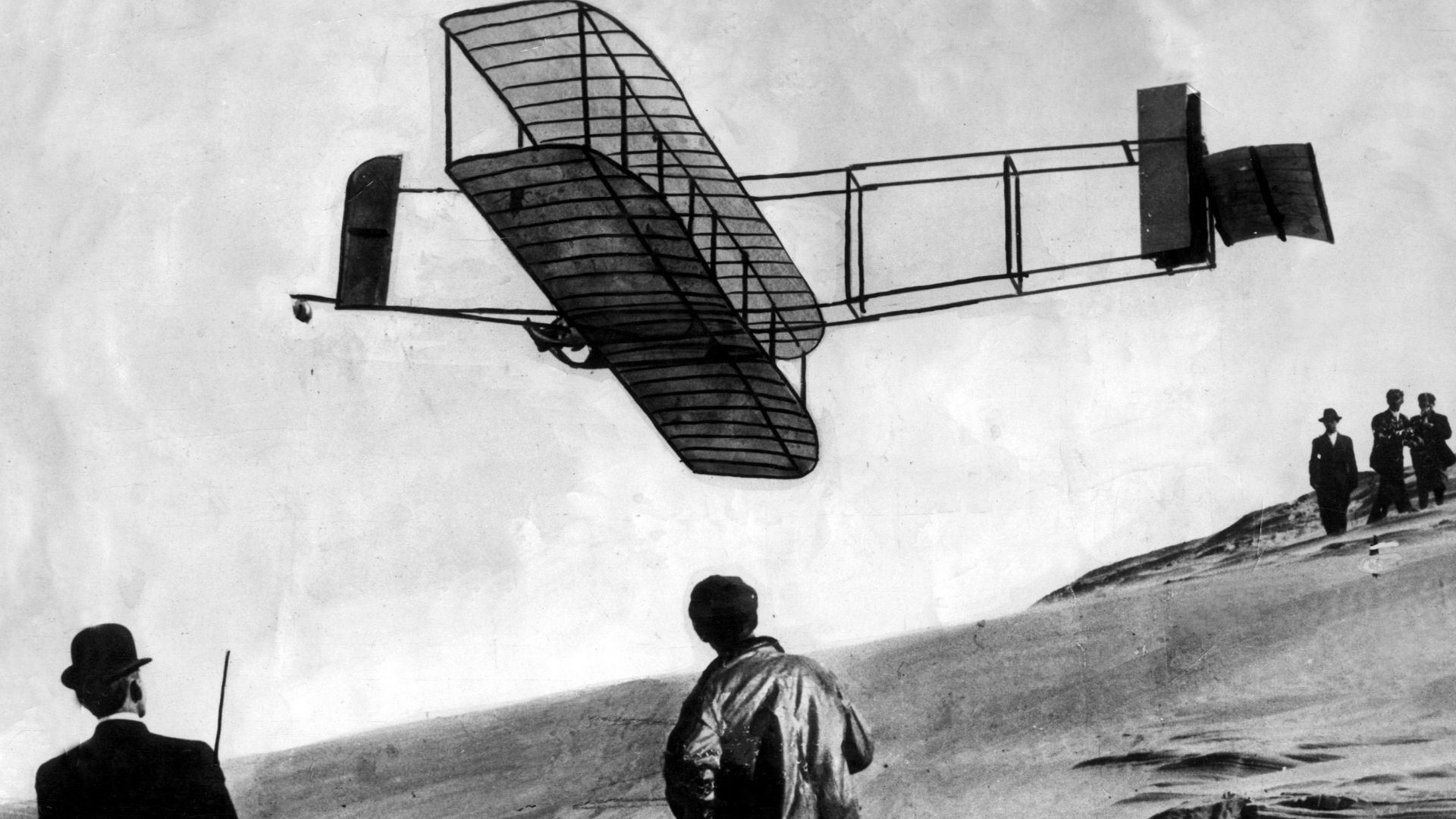 File:Gebroeders Wilbur Wright (1867-1912) en Orville Wright (1871-1948), Amerikaanse luchtvaartpioniers, SFA001009218.jpg