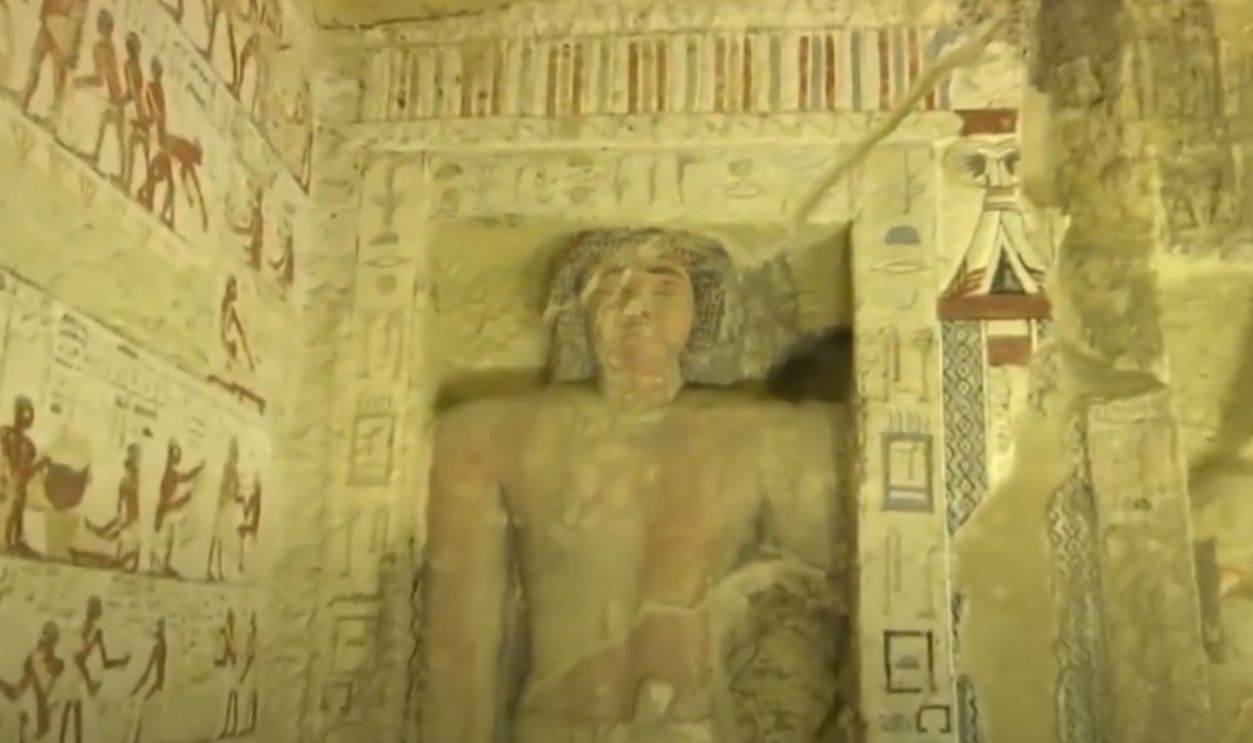 Egypt discovers untouched tomb in the ancient necropolis of Saqqara