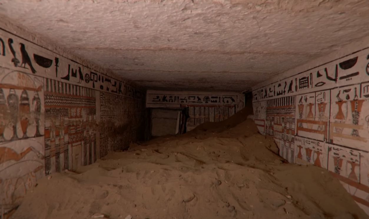 Fascinating Structure Inside Ancient Tomb