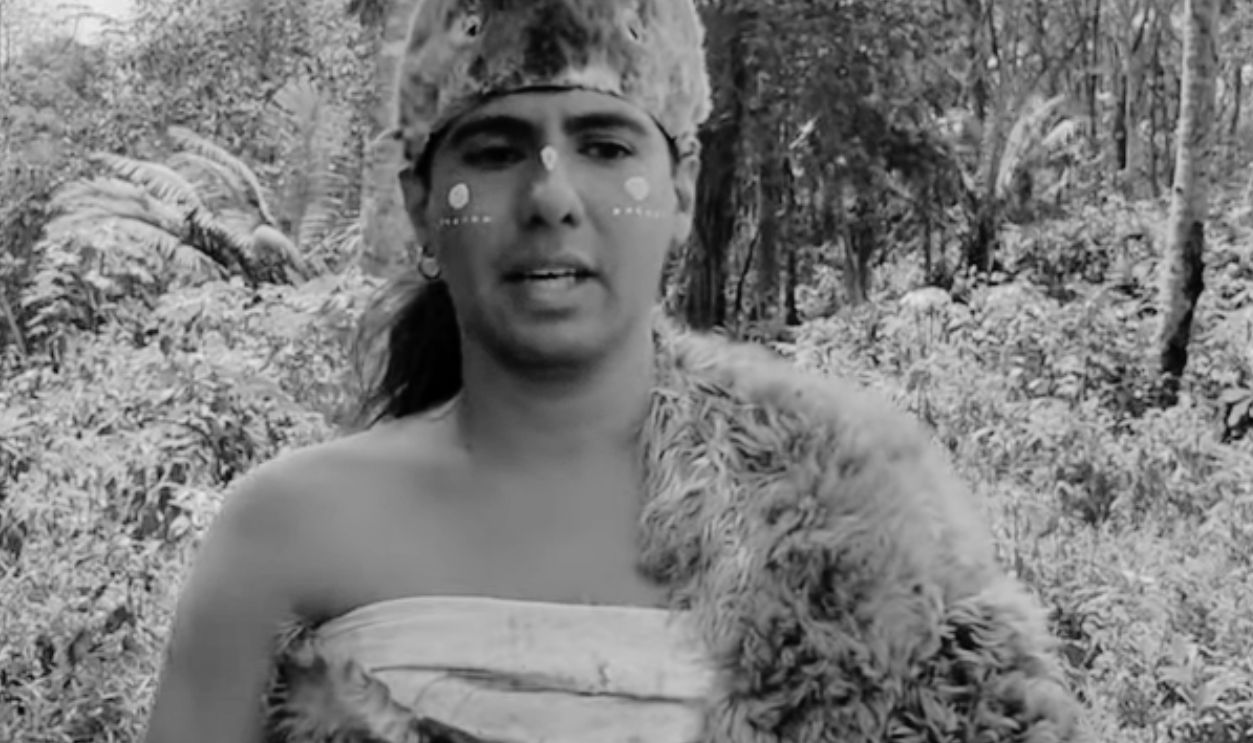 Selk’nam  male with fur 