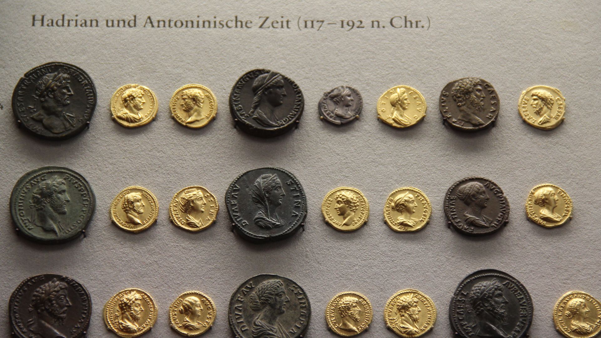 File:Roman Coins of Hadrian and the Antonines, 117-192 AD (28629718132).jpg