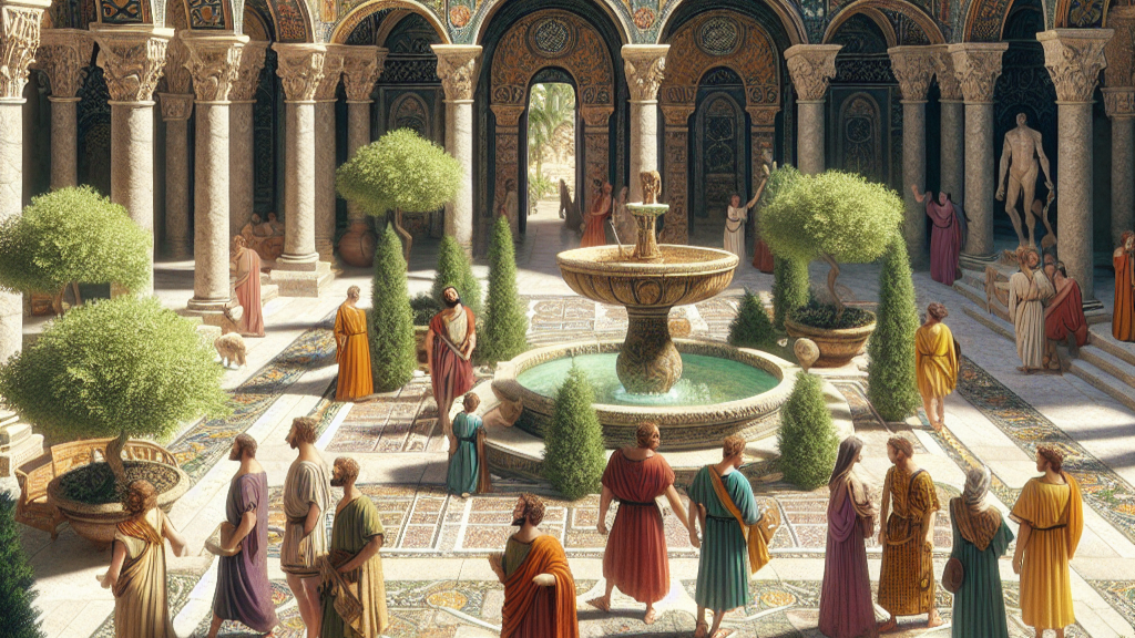 3rd Century Lavish Courtyard