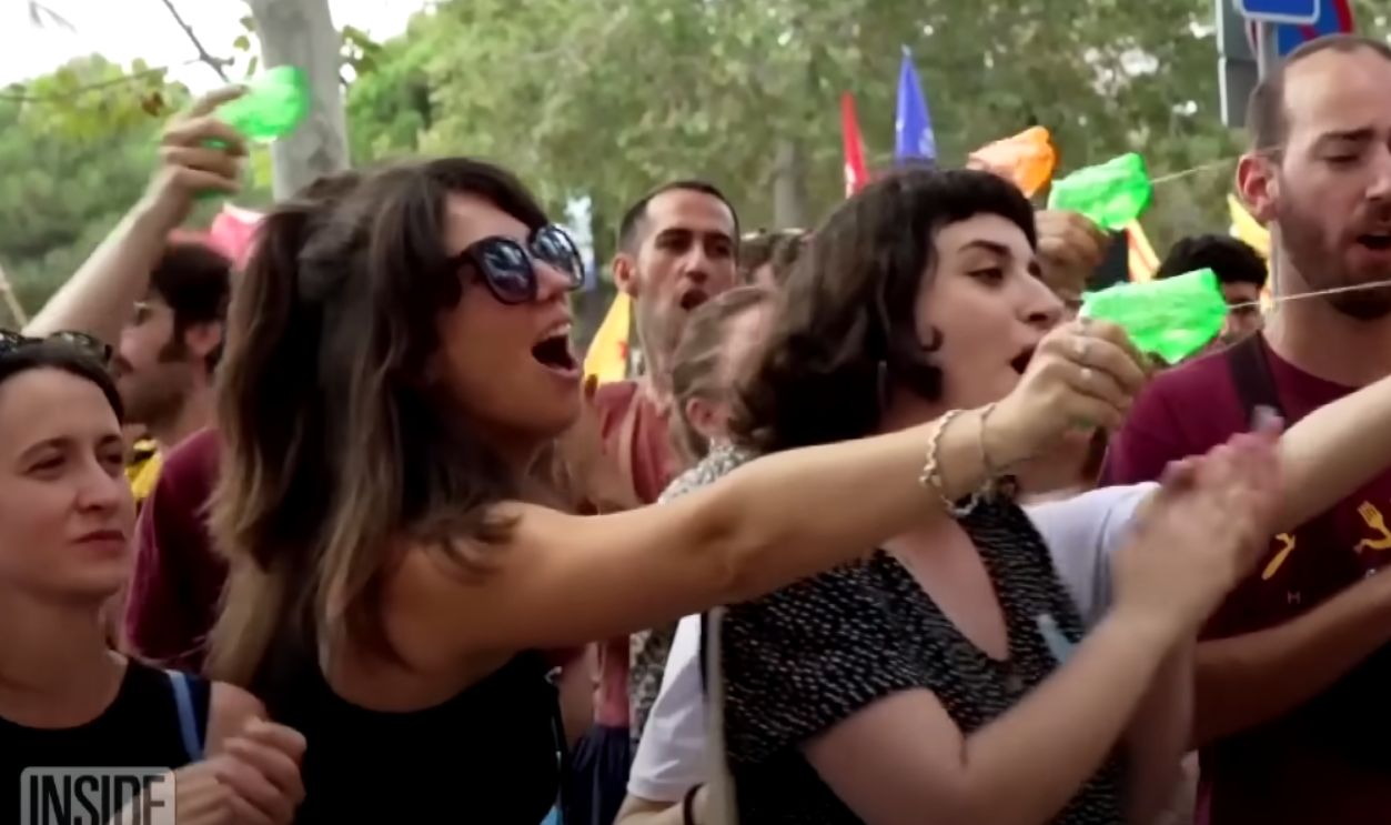 Ibiza Protestors Soak Tourists To Send A Message