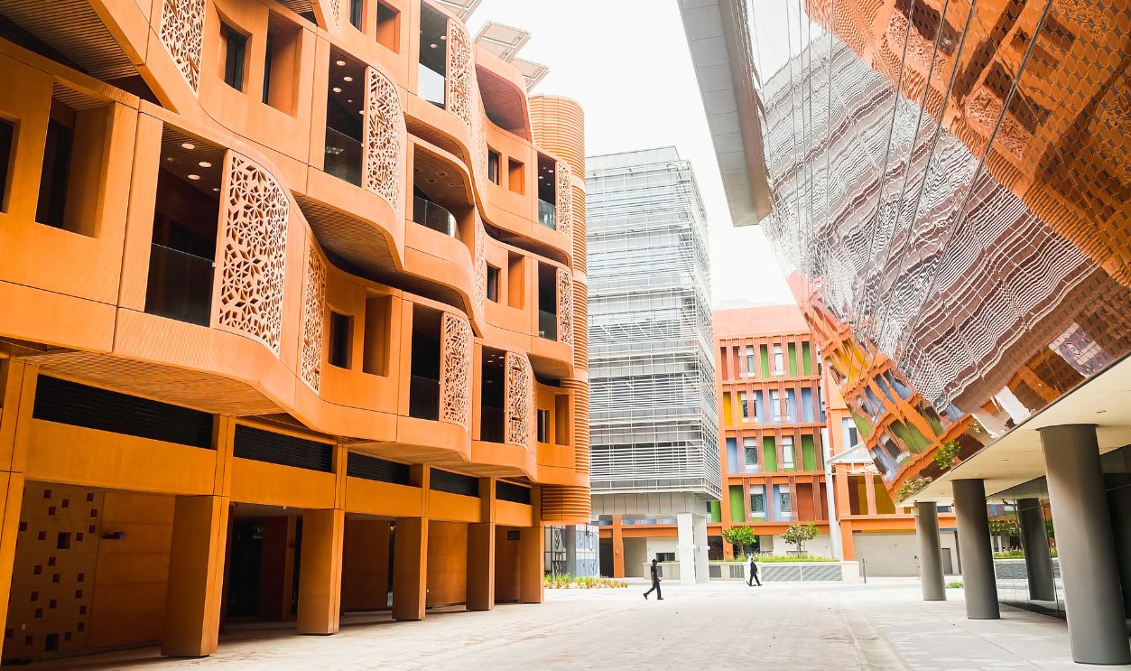 Eco-friendly architecture in Masdar City, Abu Dhabi