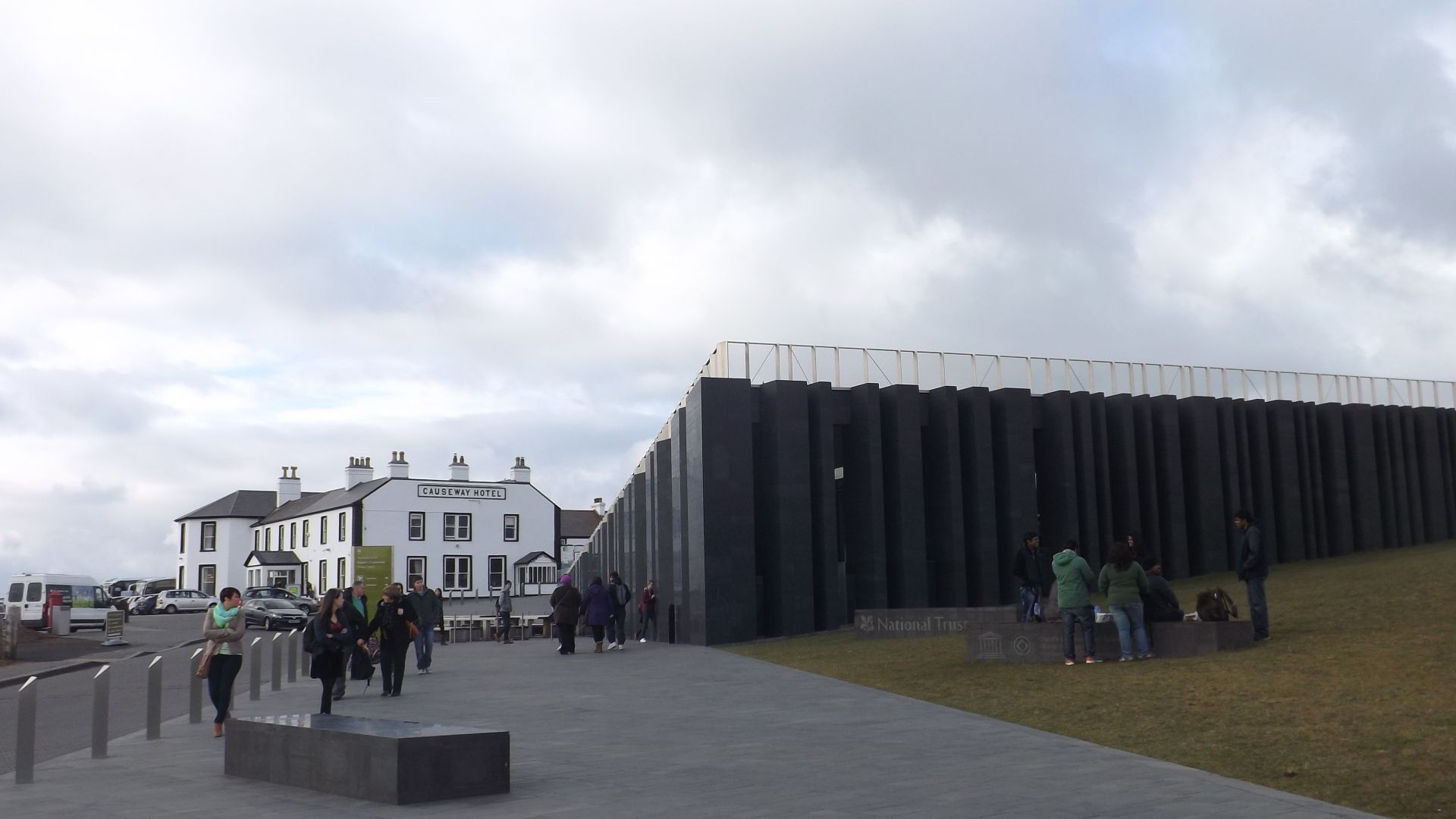 File:Giant's Causeway's new visitor center exterior March 2013.jpg