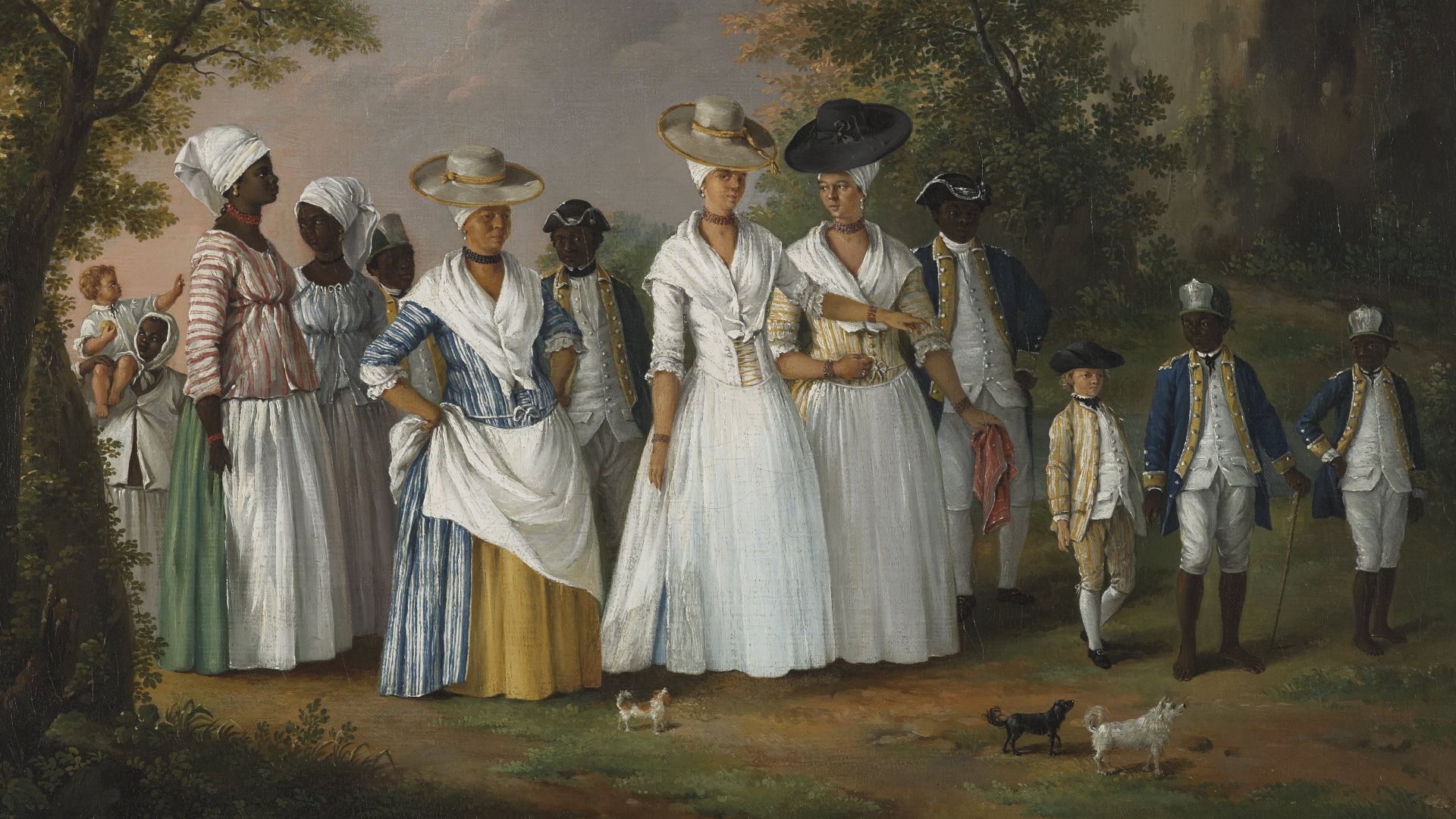 File:Agostino Brunias - Free Women of Color with their Children and Servants in a Landscape - Google Art Project.jpg