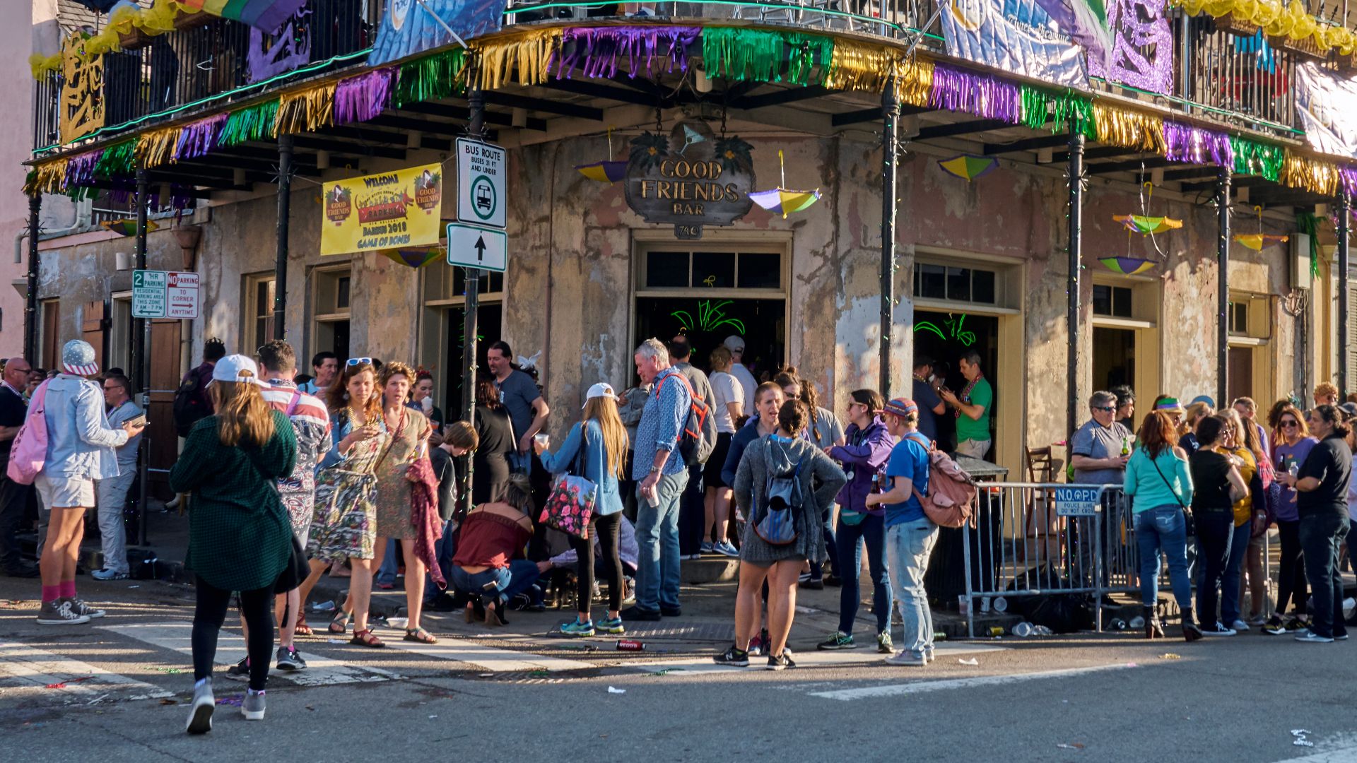 File:New Orleans, Louisiana - Good Friends Bar, French Quarter, Carnival 2018.jpg