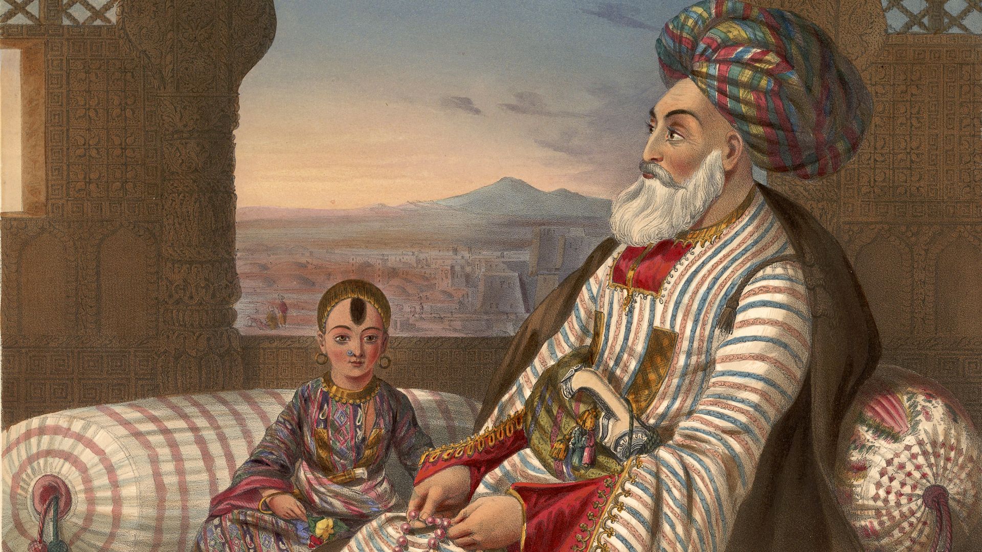 File:Dost Mohammad Khan of Afghanistan with his son.jpg