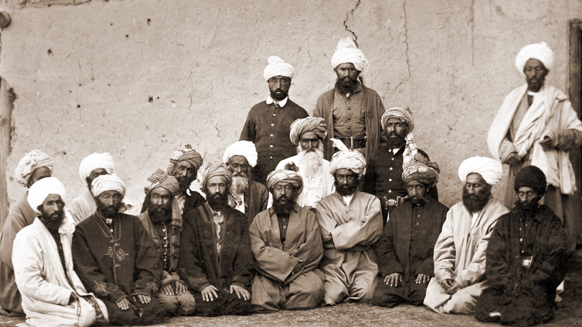 File:Sirdar Habibullah Gilzai and other Khans in 1879-80.jpg