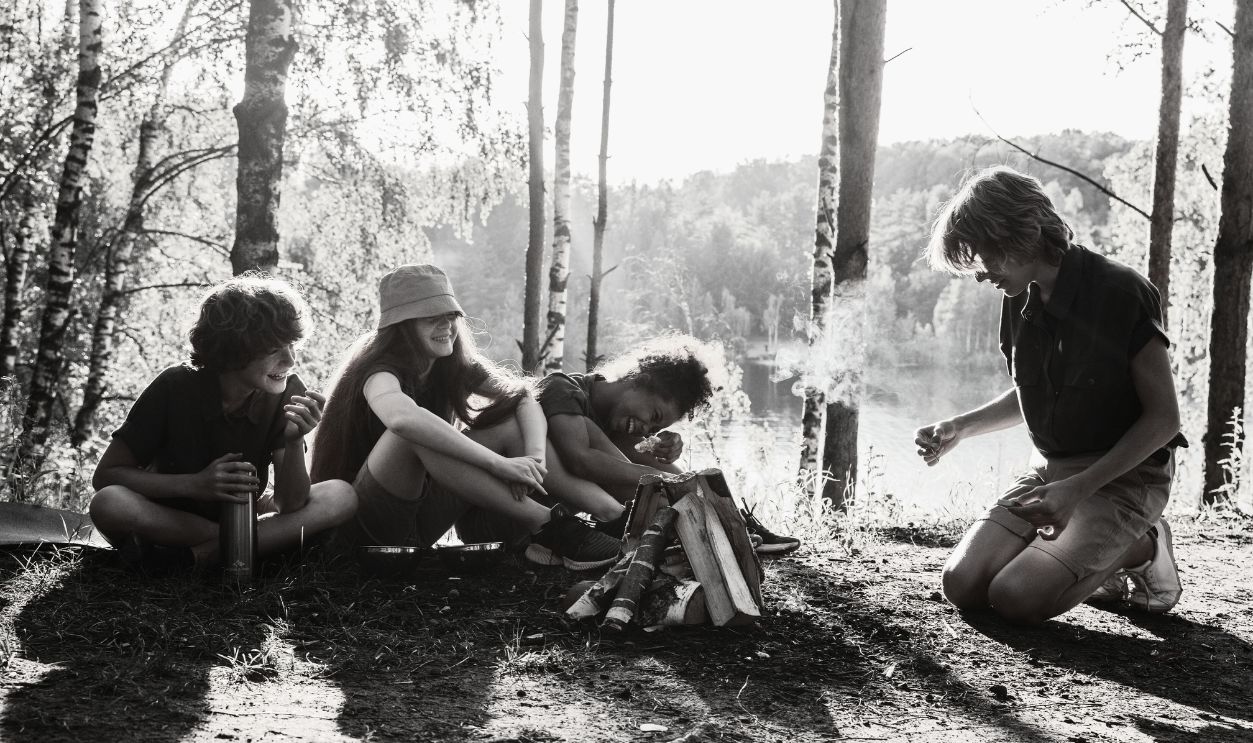 Kissing Games Around The Campfire