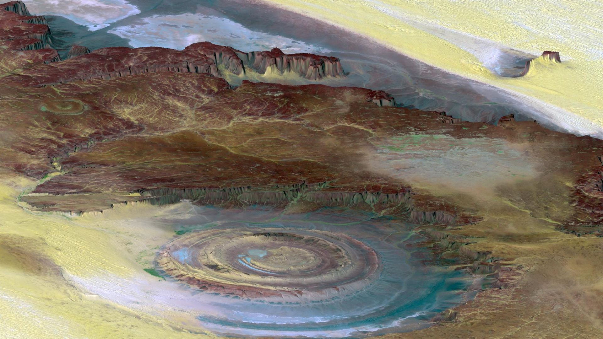 File:Richat Structure - SRTM.jpg