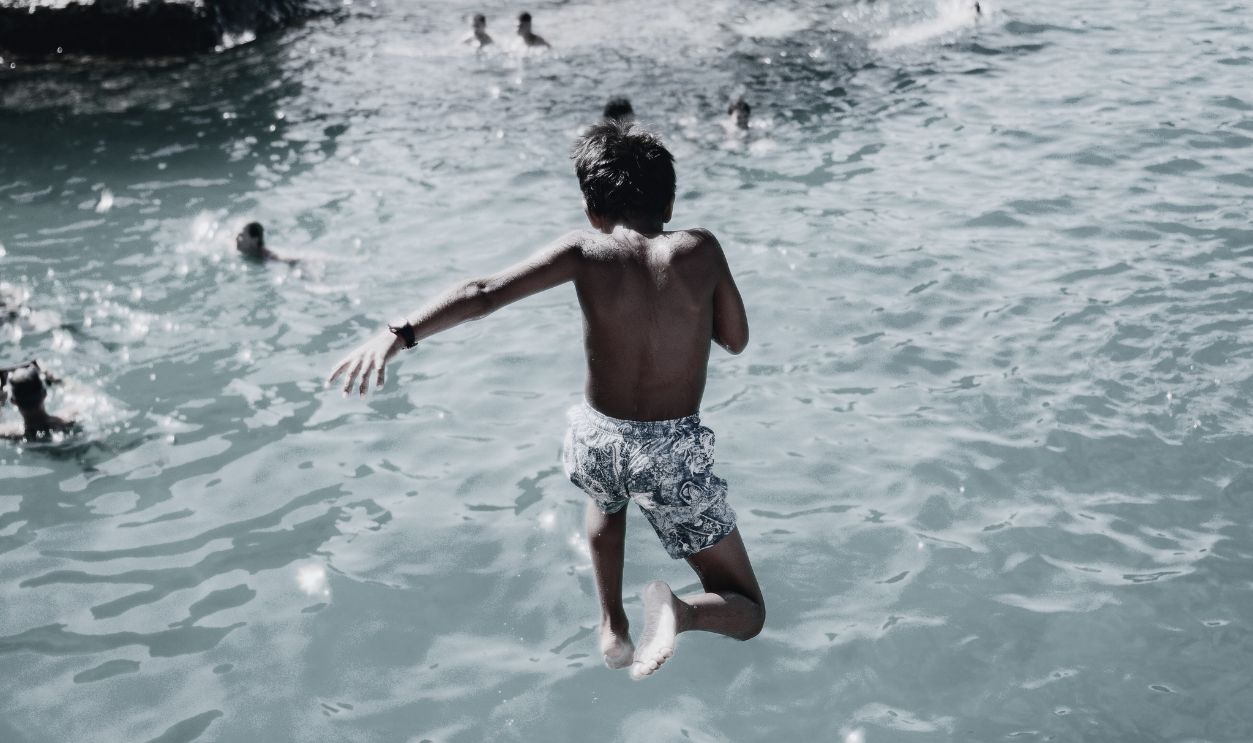 Kids Tossed Into The Lake As A Wake-Up Call