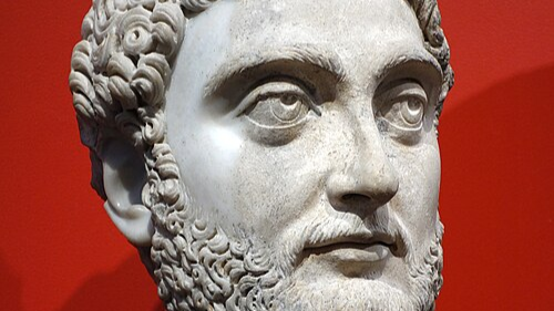 Portrait head of a Roman man