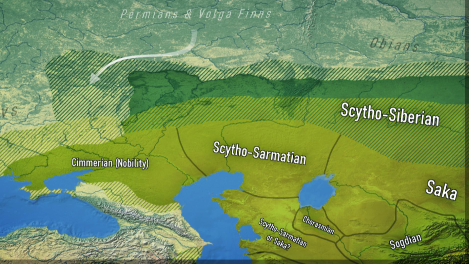 File:Assimilation of Baltic and Aryan Peoples by Uralic Speakers in the Middle and Upper Volga Basin (Shaded Relief BG).png