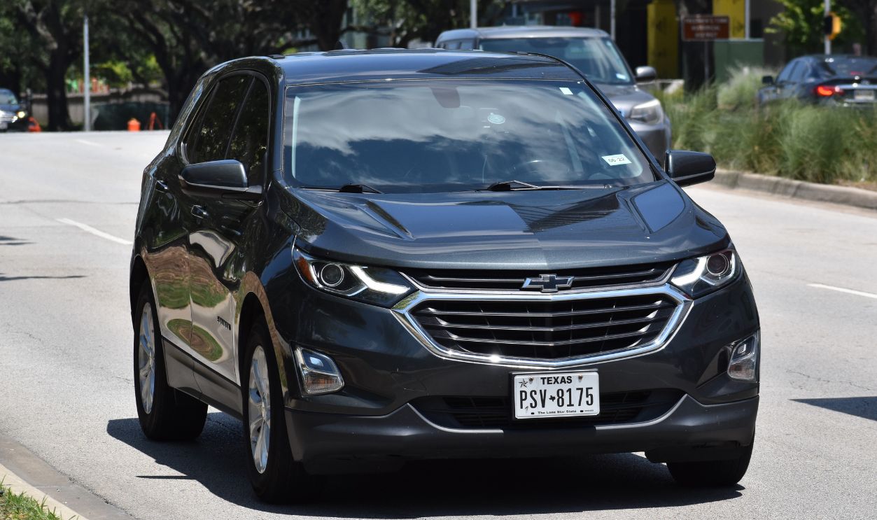 A Chevy Equinox on Allen Expressway in Houston