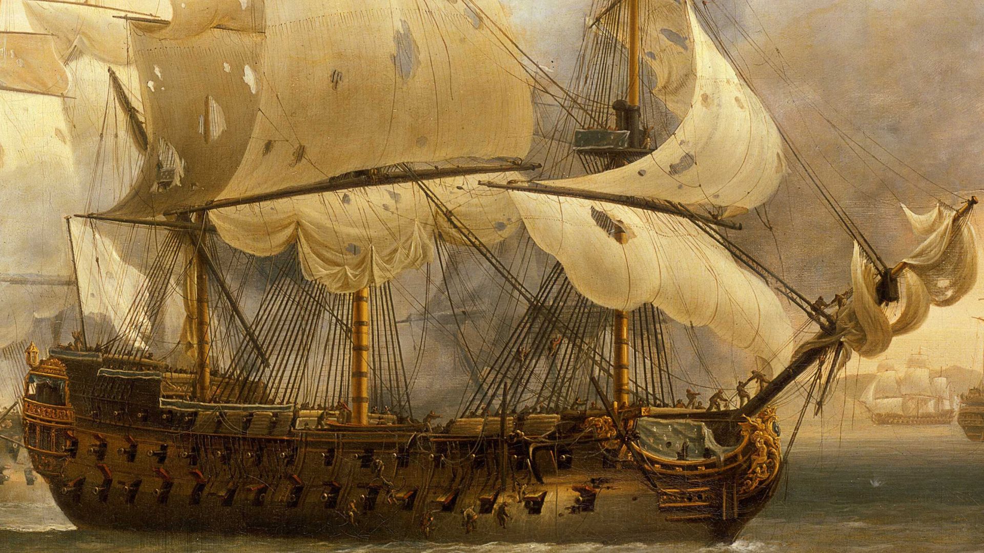 File:Vaisseau français le Saint-Esprit au combat en 1782.jpg