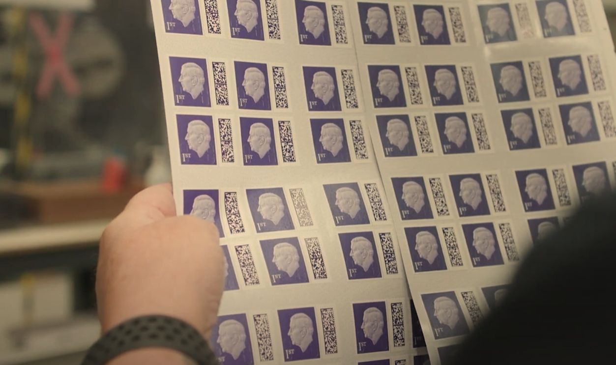 Stamp update of King Charles III 