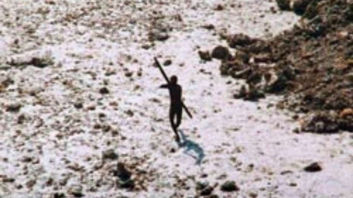 Sentinelese Person with arrow