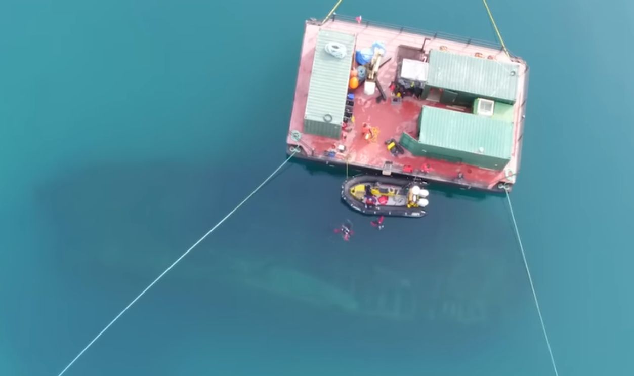 Parks Canada explores the wreck of HMS Erebus