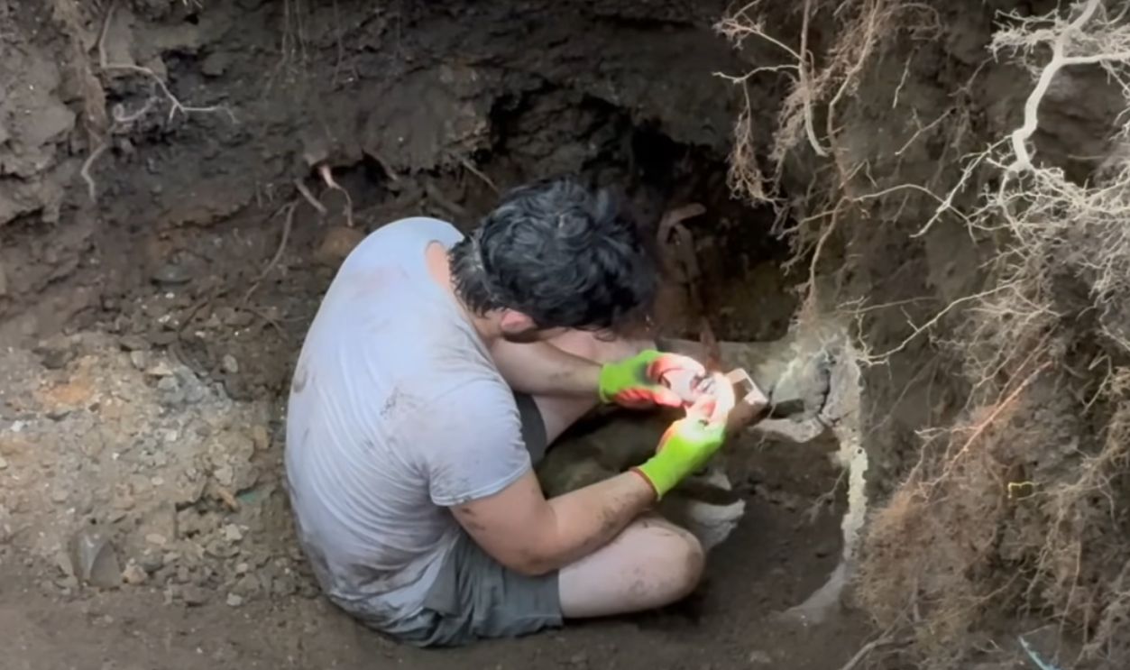 Digging Fifteen Feet For A Story Worth Telling