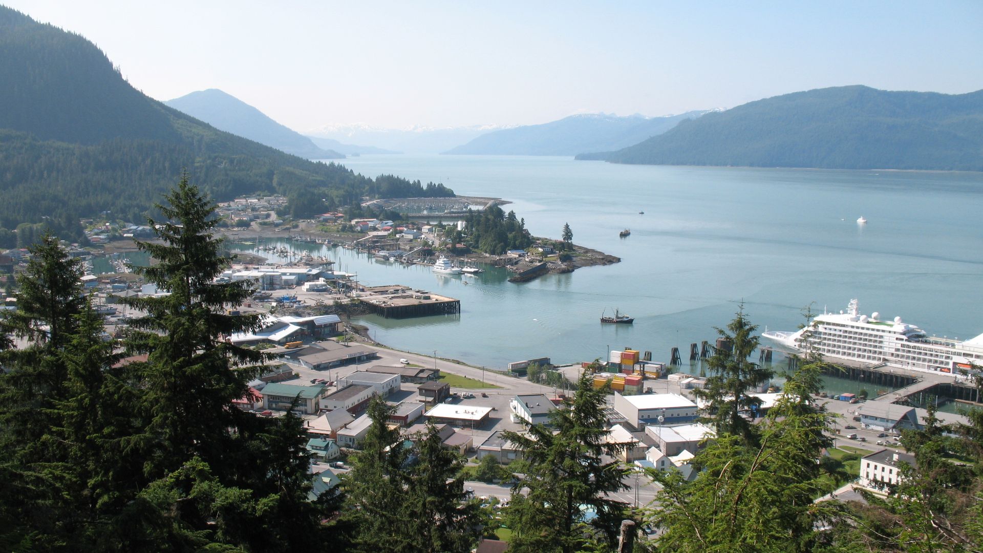 File:View of Wrangell Alaska.JPG