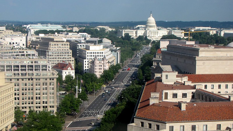 View down Pennsylvania Avenue