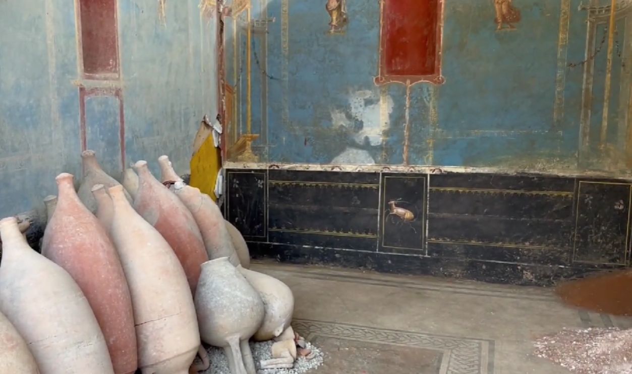 Pompeii Blue Sacrarium, Regio Ix, Italy