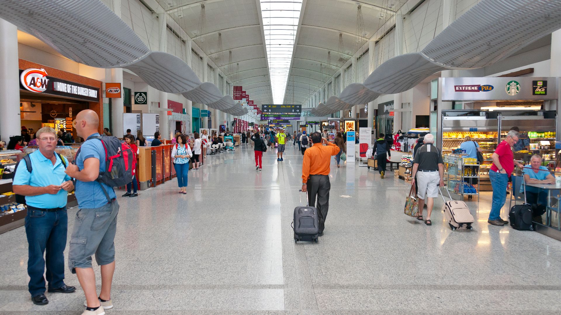File:Interior of Toronto Pearson International Airport Terminal 1 wider view.jpg