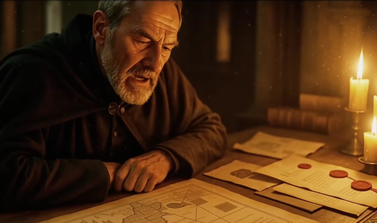 Historian Examining Archival Documents