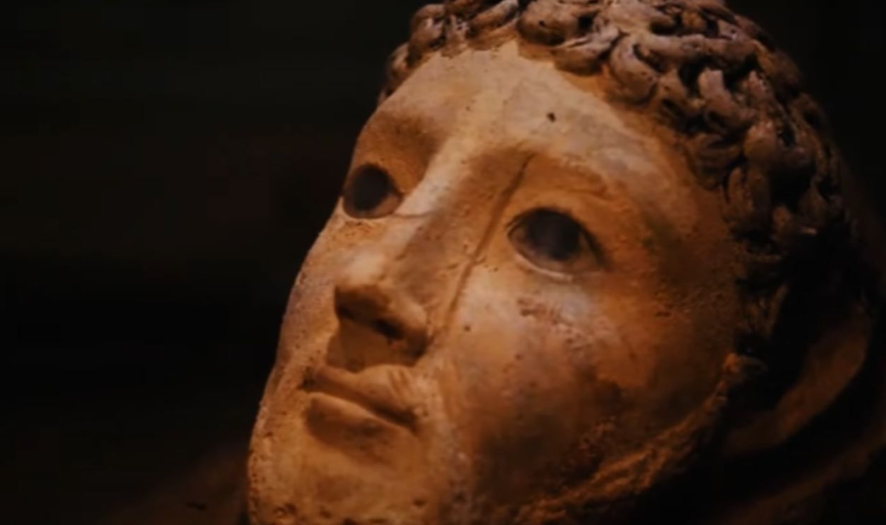 A Painted Mask Emerges