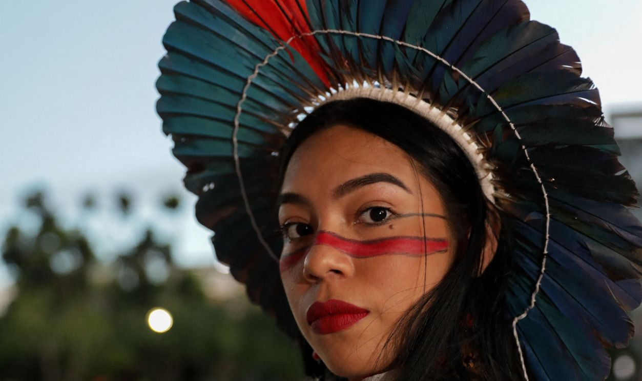 BRAZIL-CULTURE-INDIGENOUS-FASHION