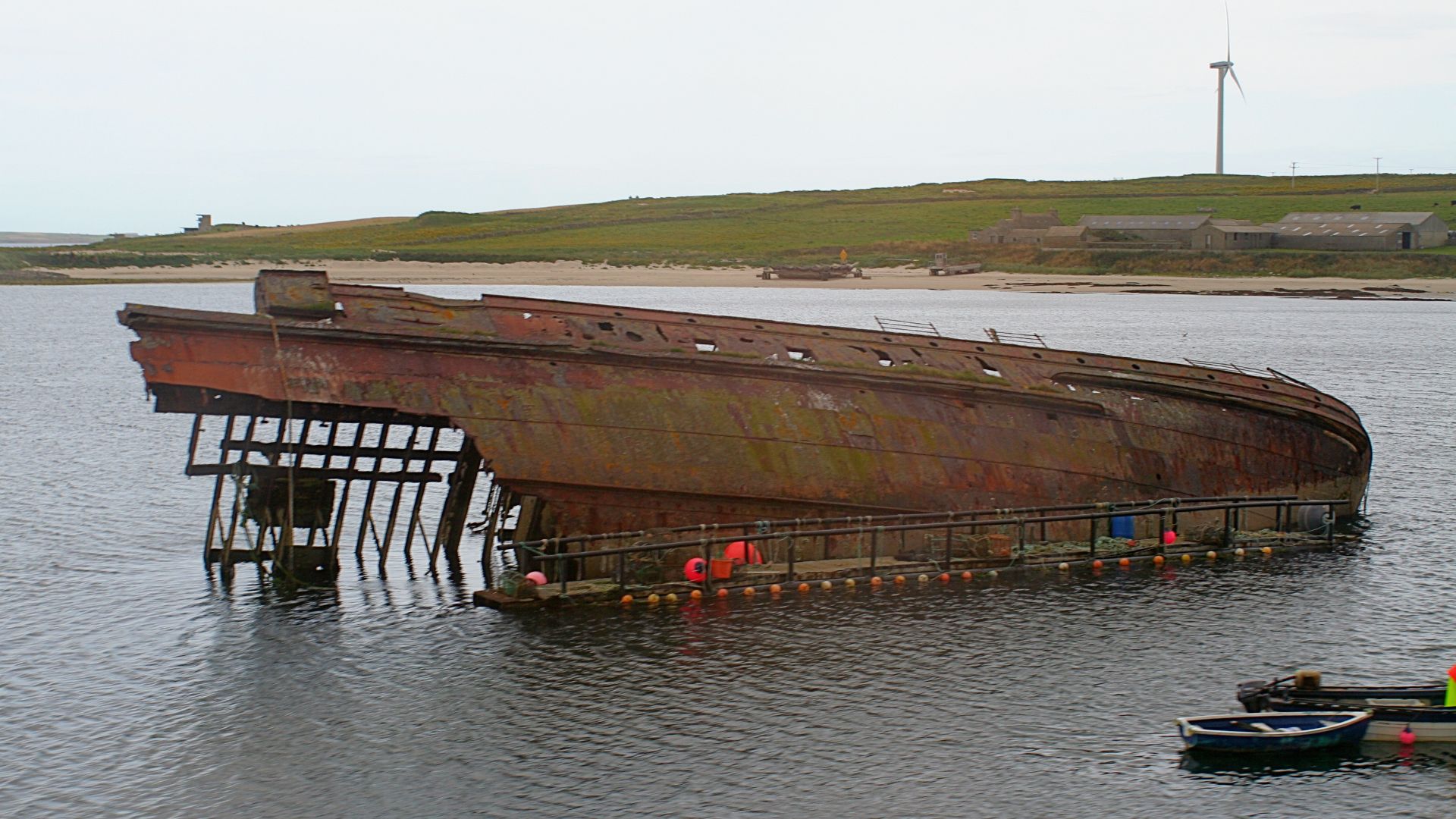 File:Block Ship, Scapa Flow.jpg