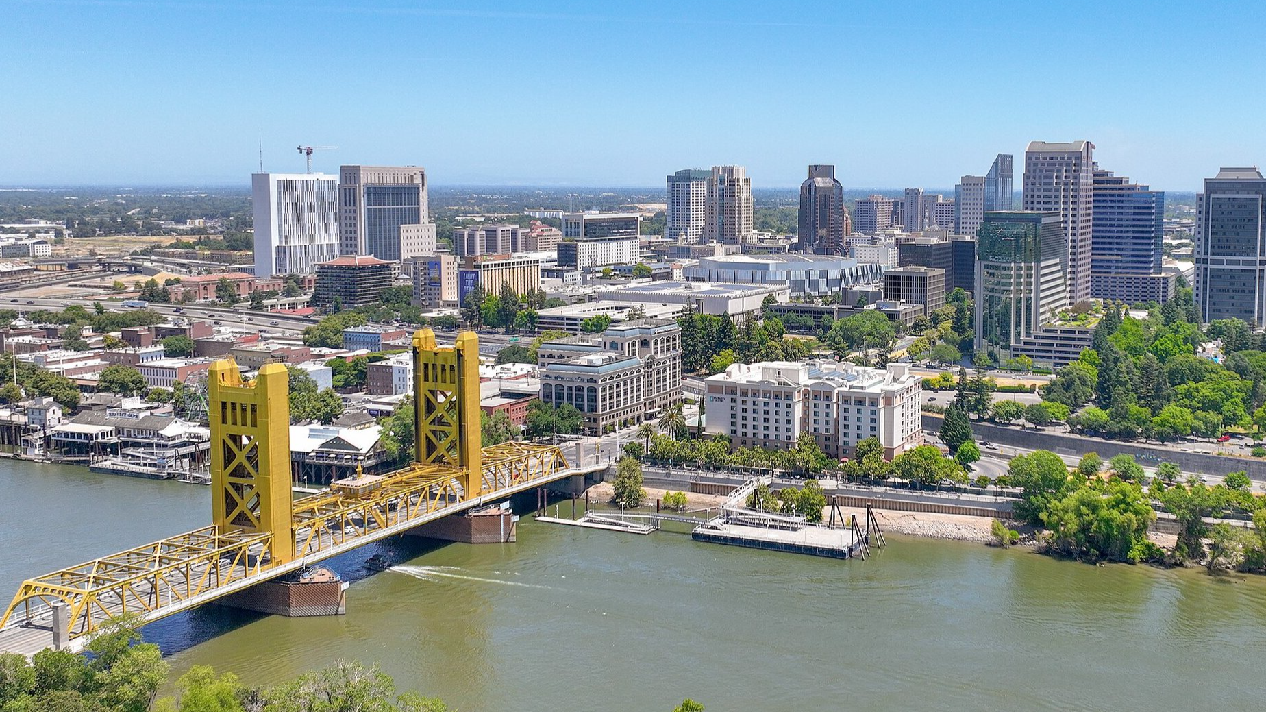 Sacramento, California skyline in 2023