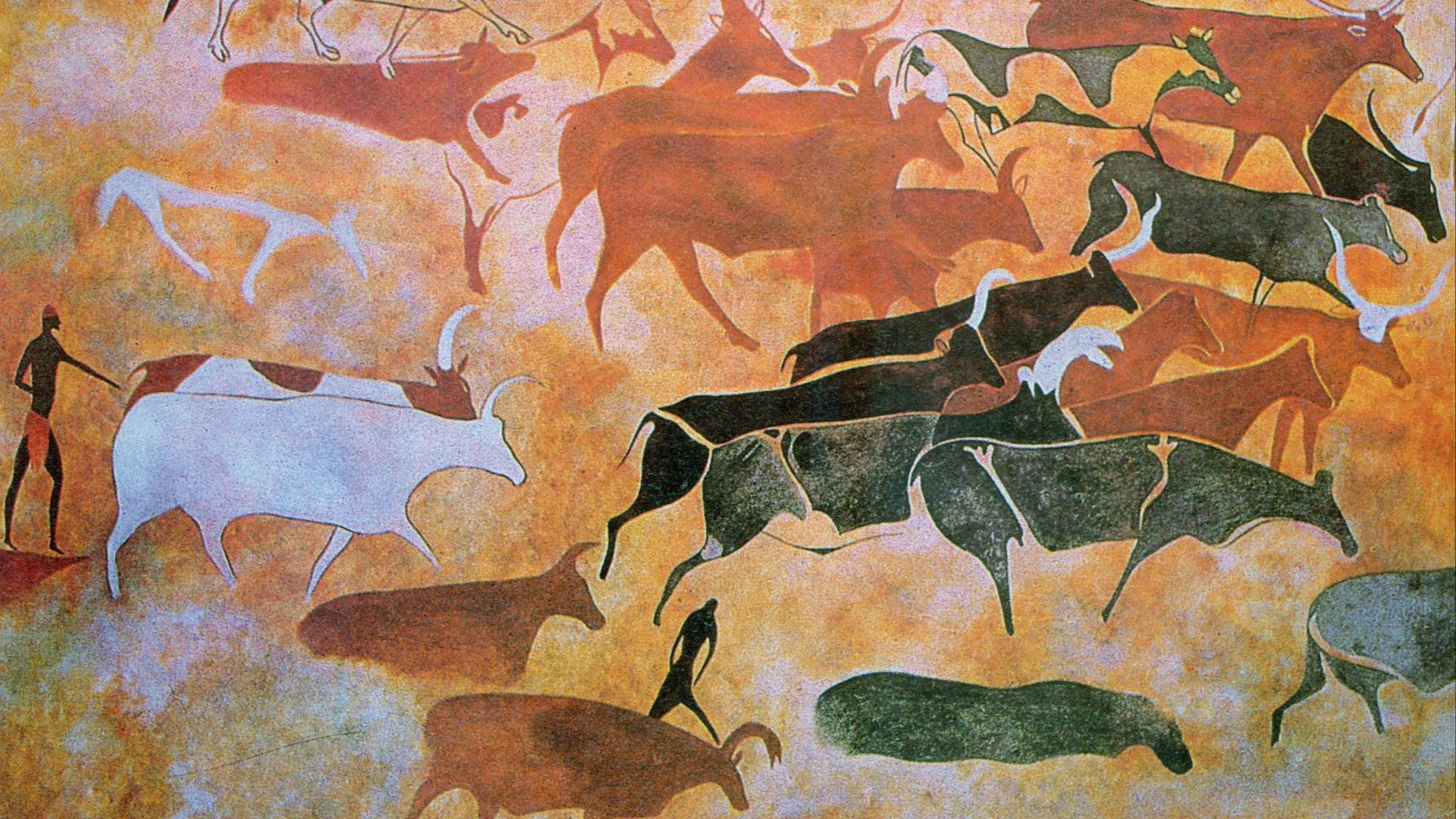 File:Cave painting from the Tassili n'Ajjer mountains.jpg
