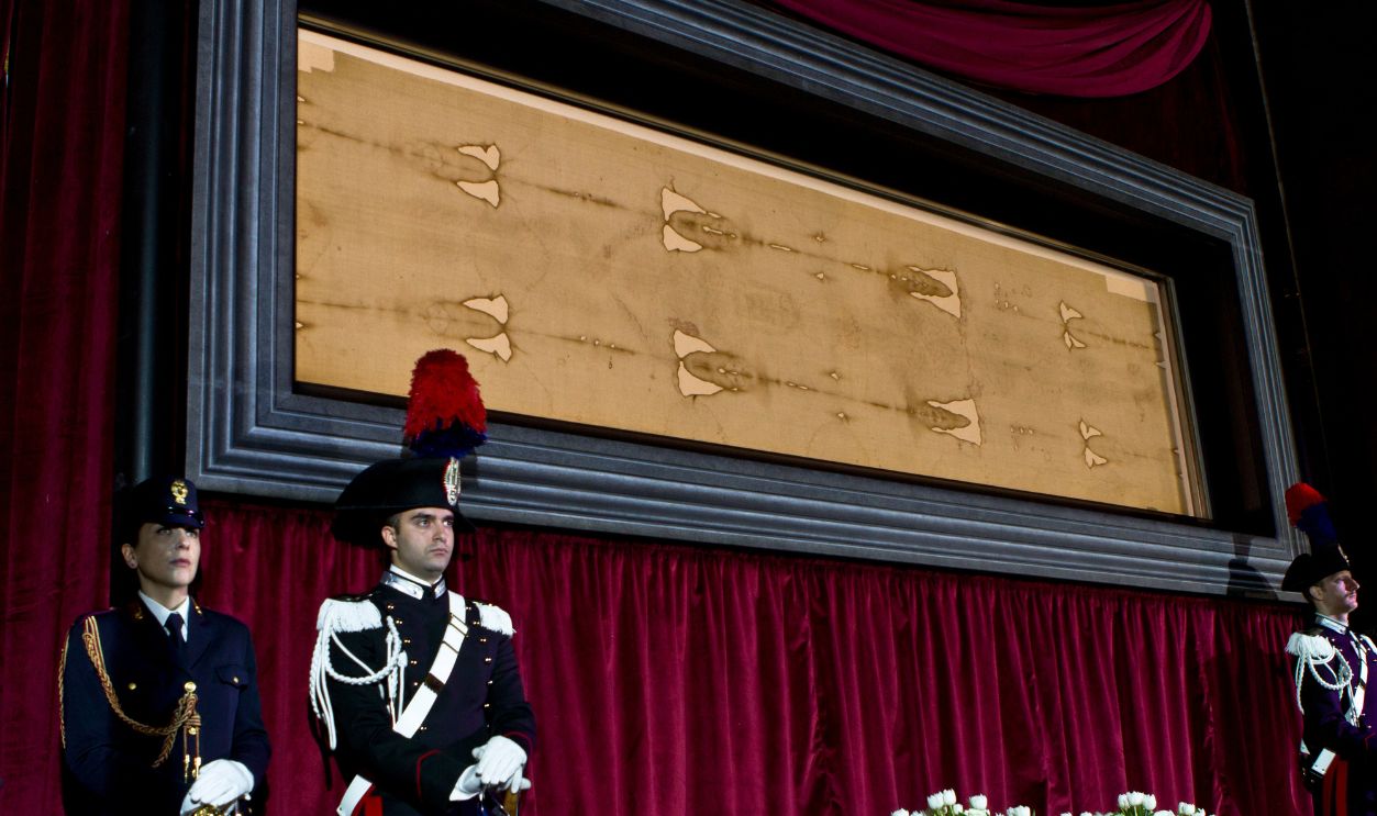 The 2015 Exposition of the Shroud of Turin begins in the Turin Cathedral, Italy. The Shroud of Turin is a linen cloth with the image of a man. It is considered an important relic by the Christians who believe it to be the burial shroud of Jesus bearing his image after the crucifixion.