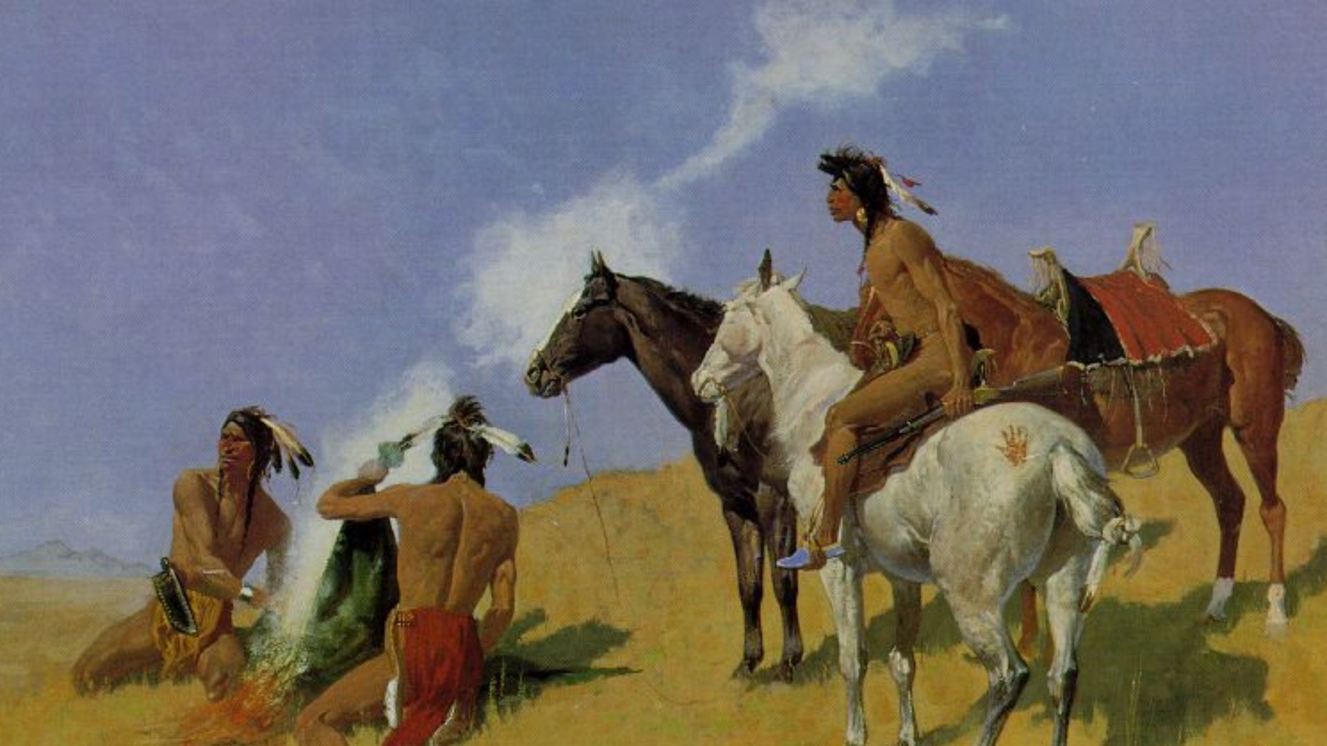 File:Frederic Remington smoke signal.jpg