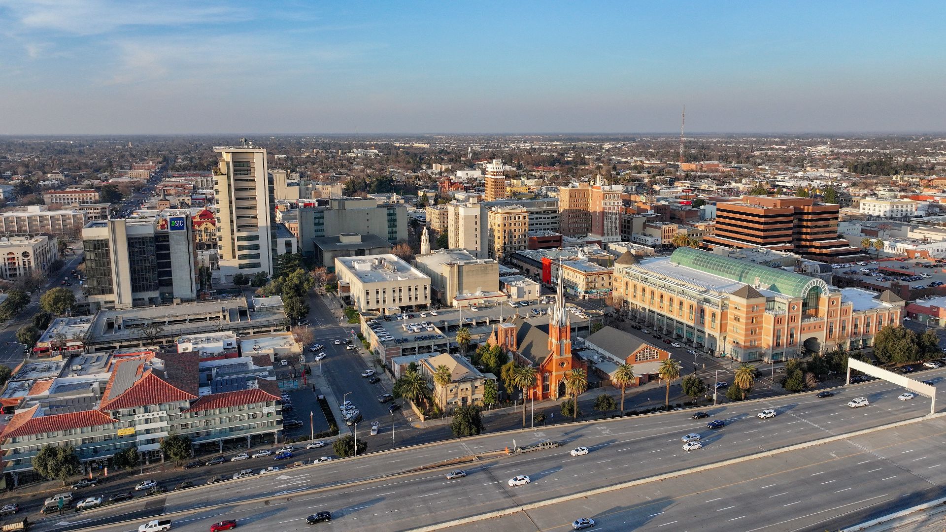 File:Aerial view of Stockton, California skyline.jpg