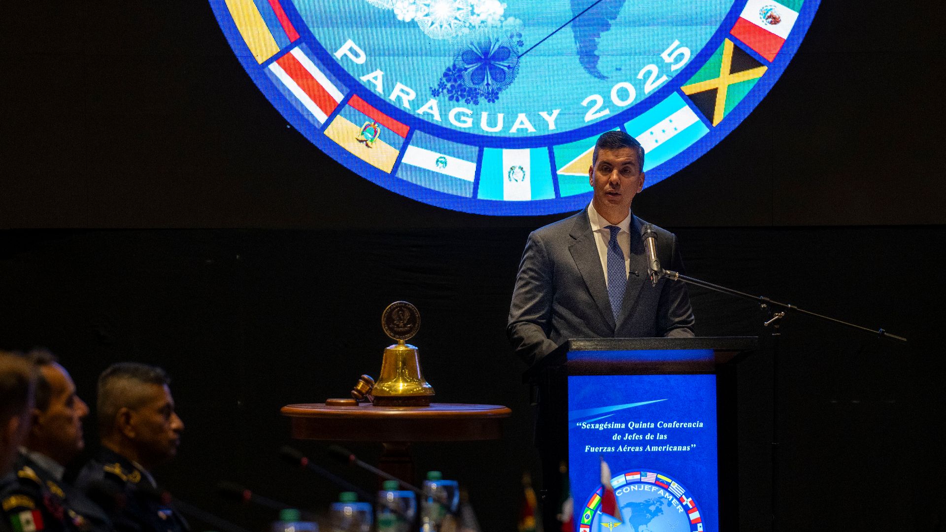 File:Paraguayan President Opens CONJEFAMER 2025, welcomes Air Chiefs from Across the Americas (9129893).jpg