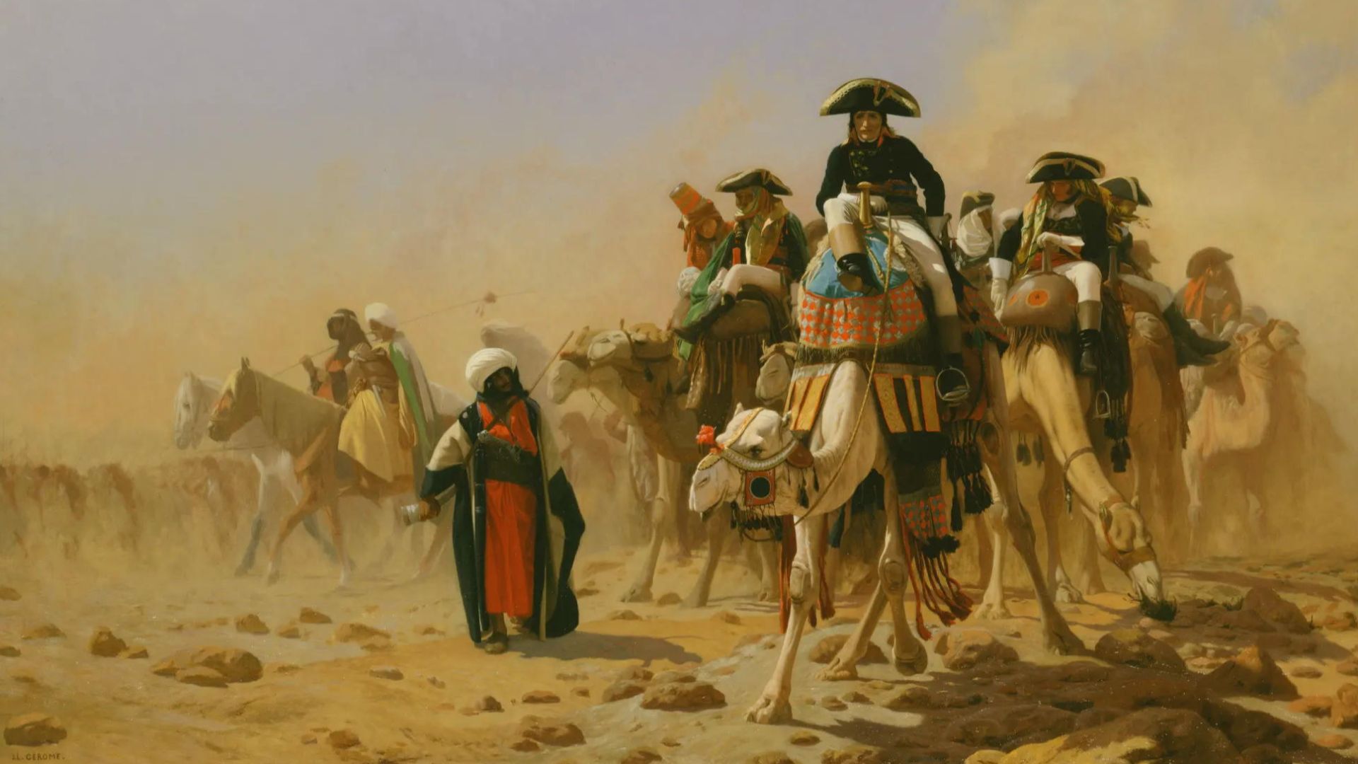 File:Gérôme---Naopolean and his general staff in Egypt--c 1867.jpg