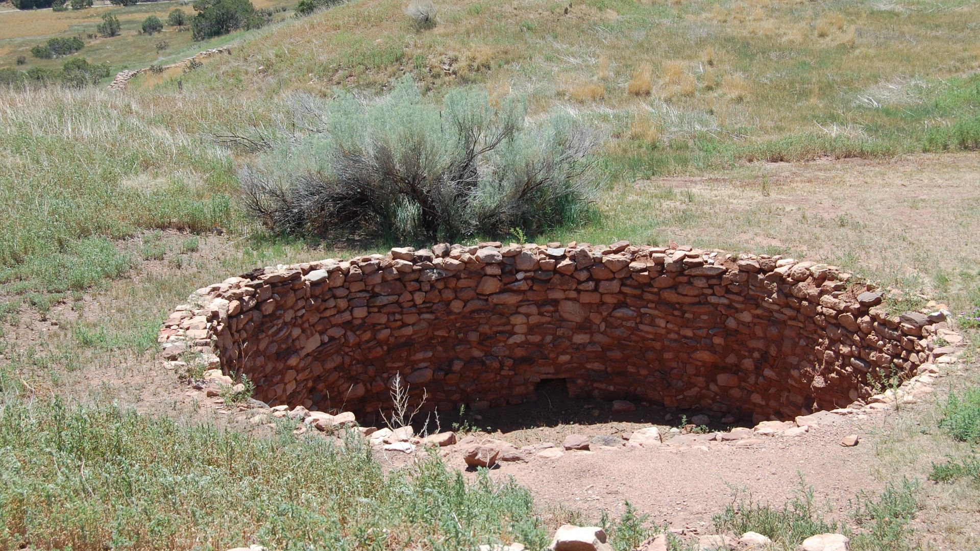 File:Ceremonial Kiva Remains at Pecos Pueblo (known historically as Cicuye).jpg