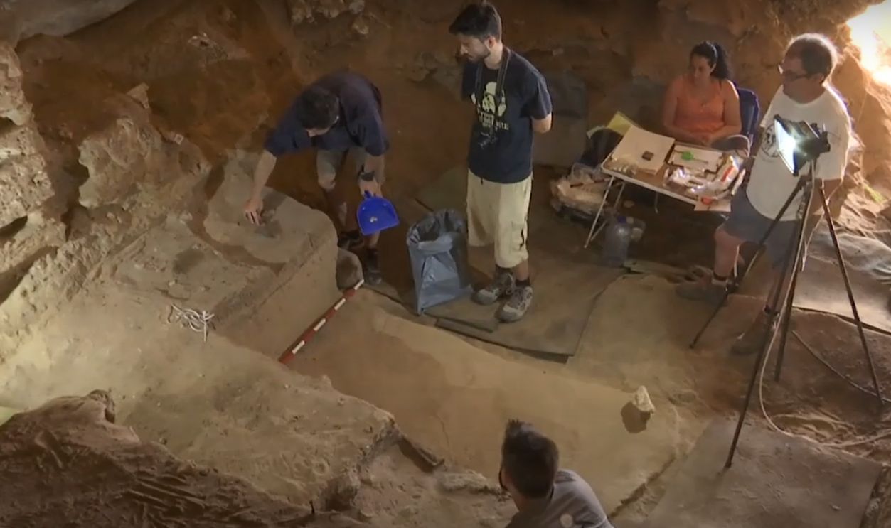 Gorham's Cave Excavations