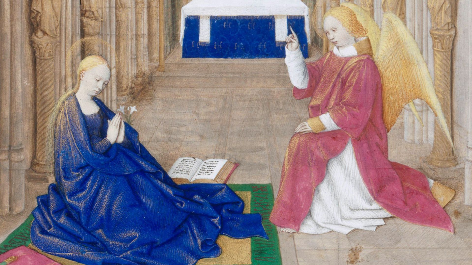 File:Jean Fouquet - Heures d'Etienne Chevalier, n° 204 - L'Annonciation - Google Art Project.jpg