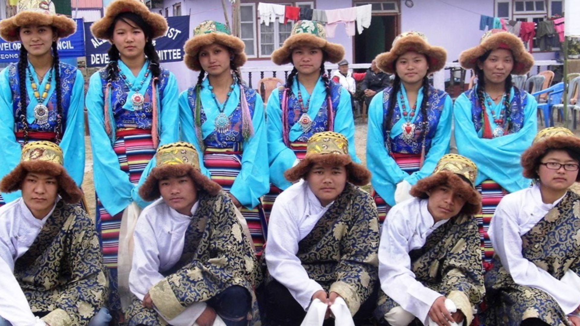 File:Younger Generations of Sherpa in Traditional Costumes.jpg