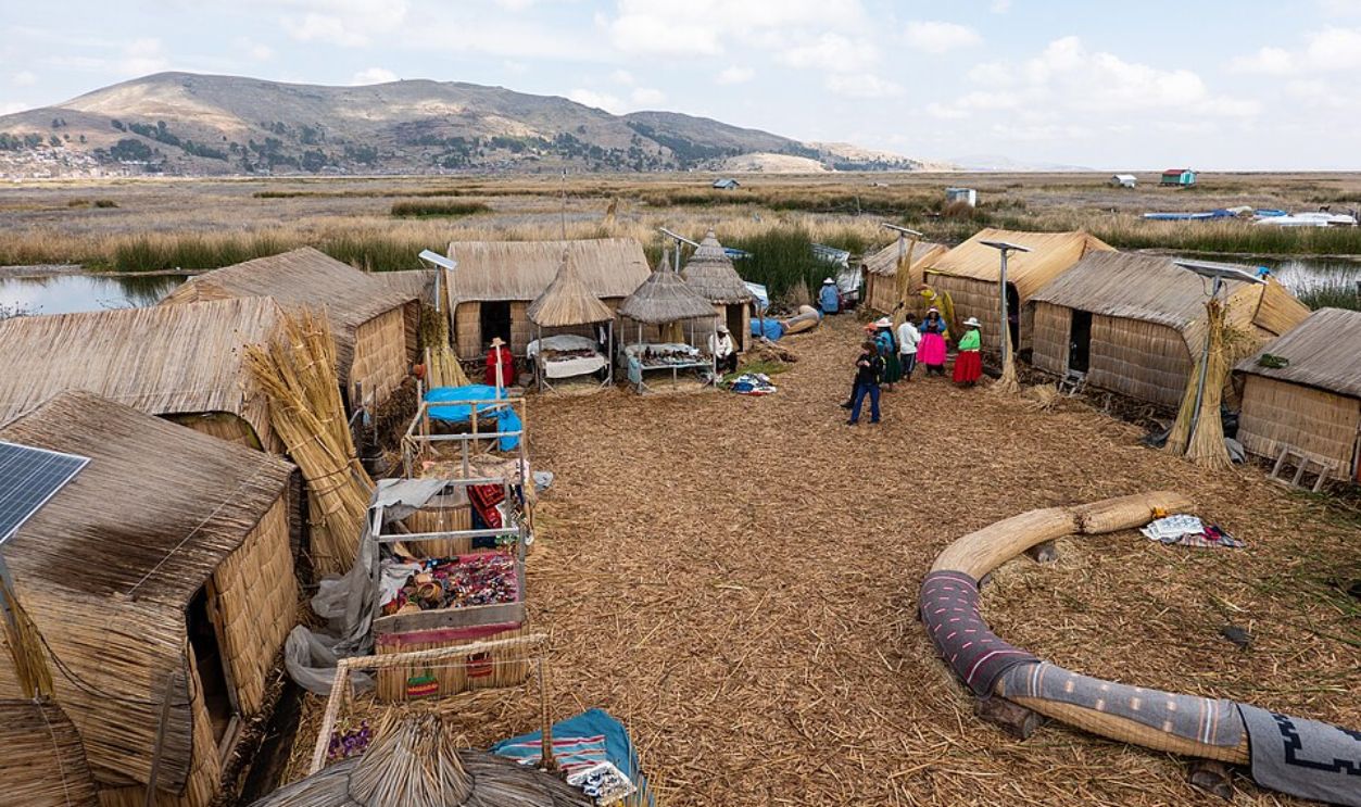 Their Floating Houses Are Reed-Made Too