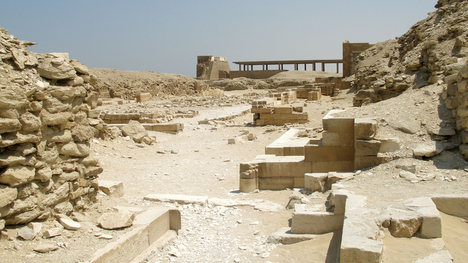 File:Saqqara archaeological complex, Ancient Egypt.jpg
