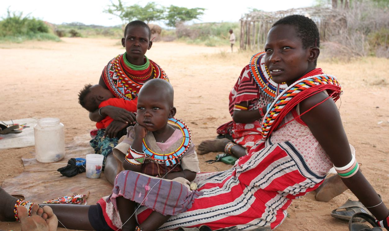 Archers' post, in the Samburu National Park at Umoja women's village. Ten years ago, a group of women established the village of Umoja, which means 