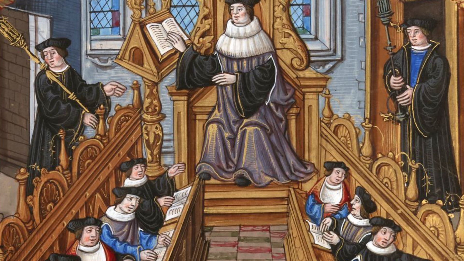 File:Meeting of doctors at the university of Paris.jpg