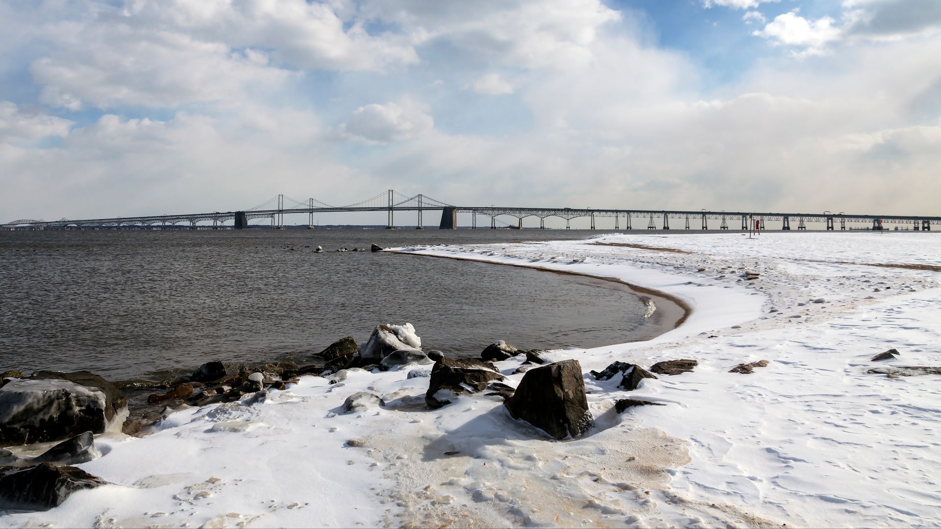 File:Chesapeake Bay Bridge at Sandy Point MD1.jpg